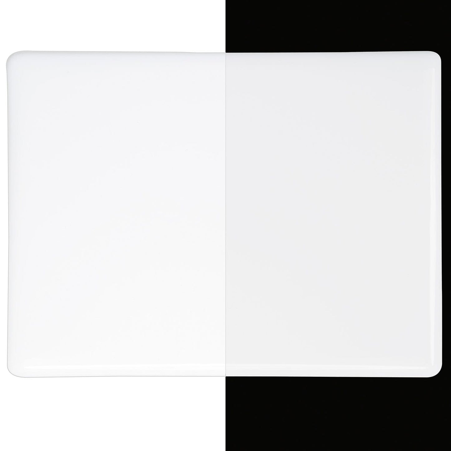 Bullseye COE90 Fusing Glass 000013 Opaque White Handy Sheet