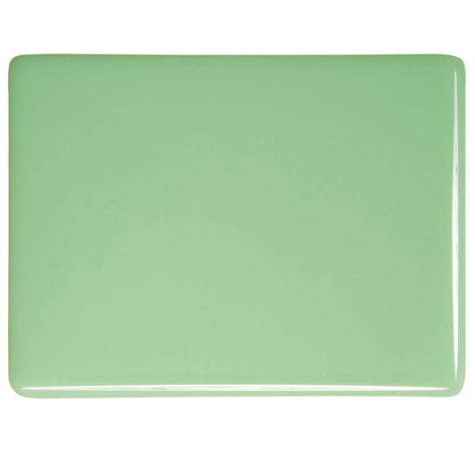 Bullseye COE90 Fusing Glass 000112 Mint Green Half Sheet