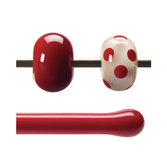 Bullseye COE90 Fusing Glass 000124 Red Rod