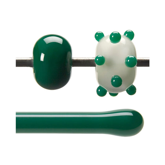 Bullseye COE90 Fusing Glass 000145 Jade Green Rod