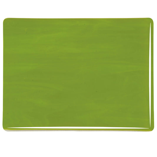 Bullseye COE90 Fusing Glass 000222 Avocado Green Full Sheet