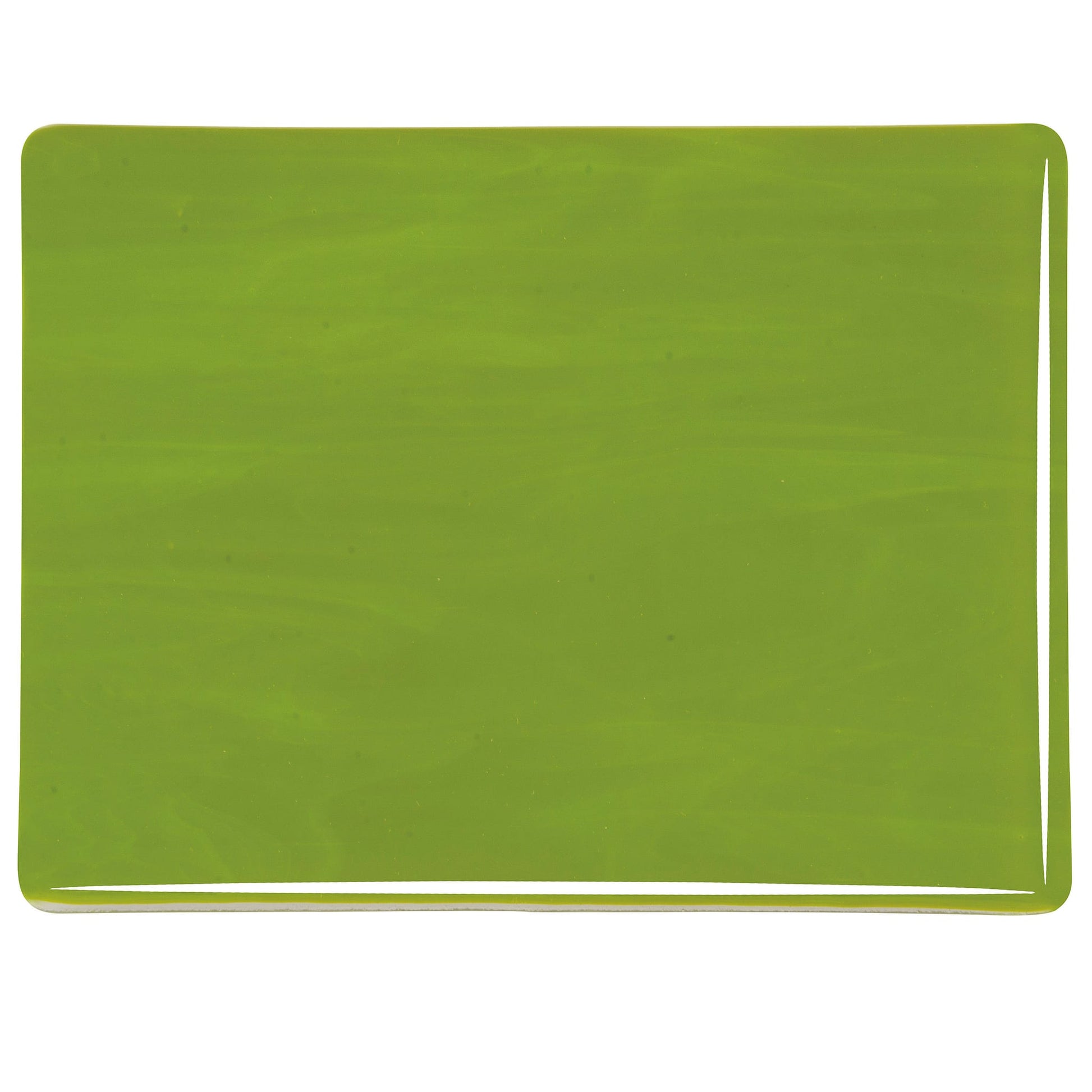 Bullseye COE90 Fusing Glass 000222 Avocado Green Handy Sheet