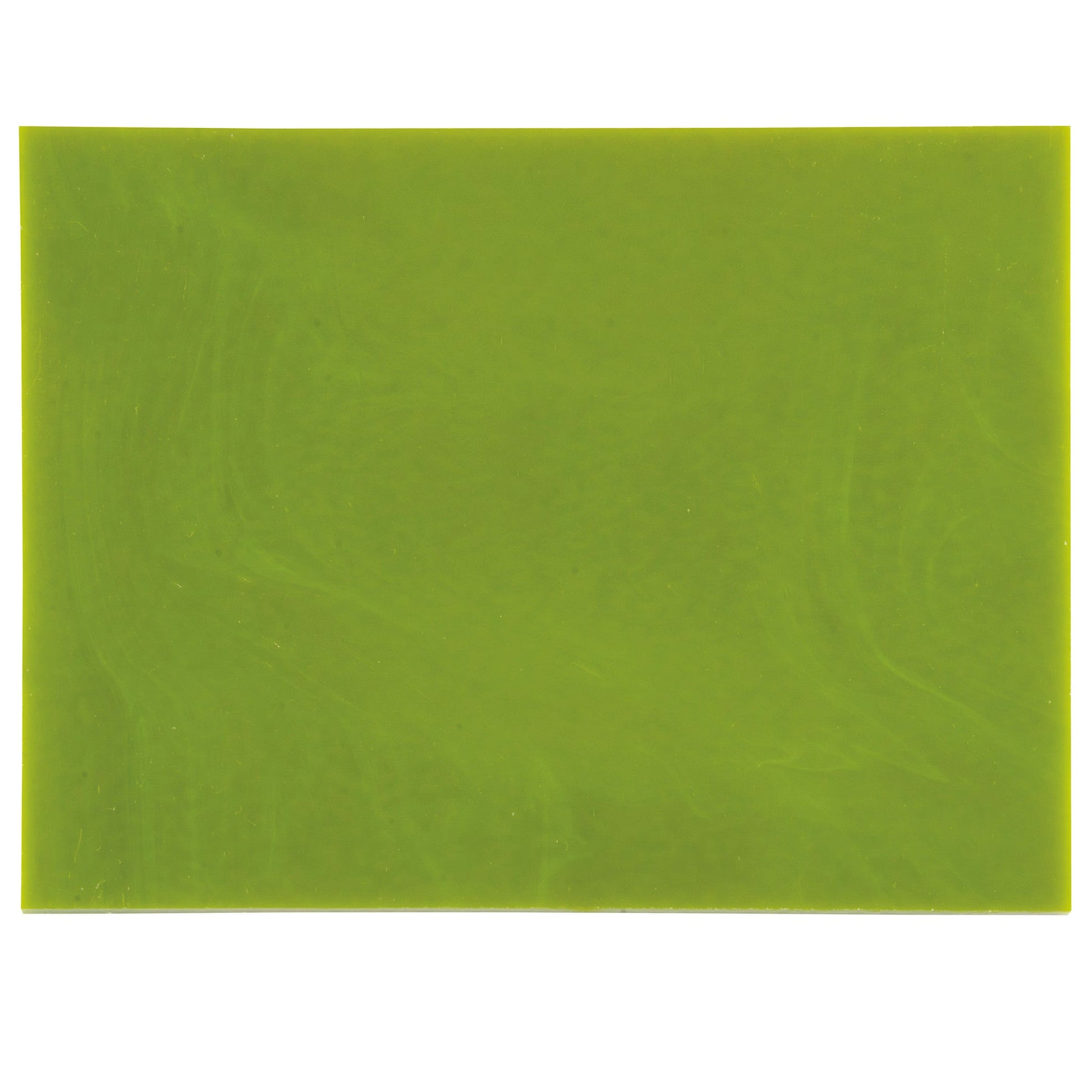 Bullseye COE90 Fusing Glass 000222 Avocado Green Handy Sheet