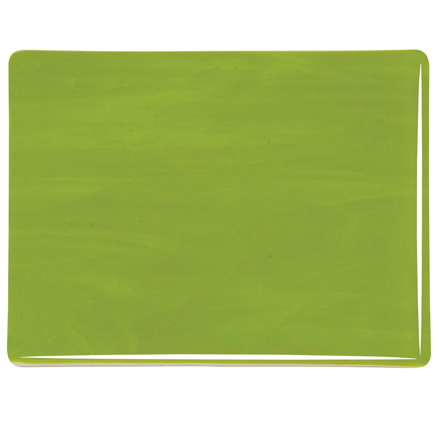 Bullseye COE90 Fusing Glass 000222 Avocado Green Handy Sheet