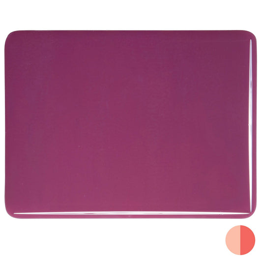 Bullseye COE90 Fusing Glass 000332 Plum Handy Sheet