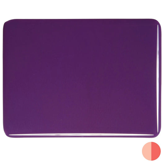 Bullseye COE90 Fusing Glass 000334 Gold Purple Half Sheet