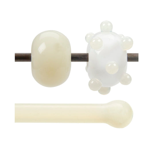 Bullseye COE90 Fusing Glass 000420 Cream Rod