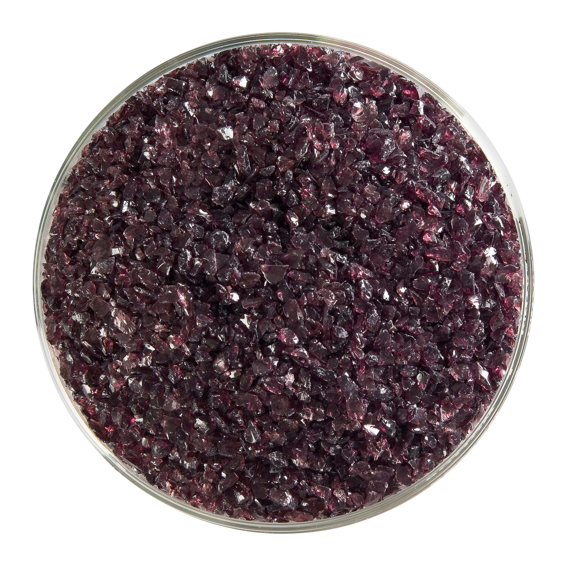 Bullseye COE90 Fusing Glass 001105 Deep Plum Frit