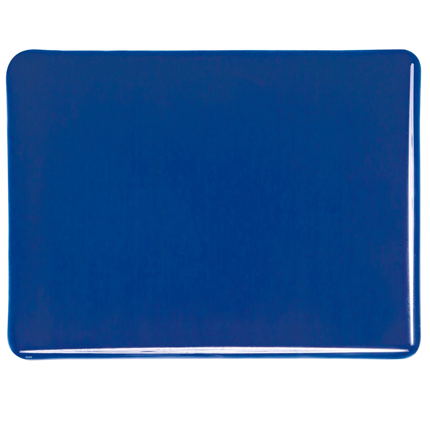 Bullseye COE90 Fusing Glass 001118 Midnight Blue Half Sheet