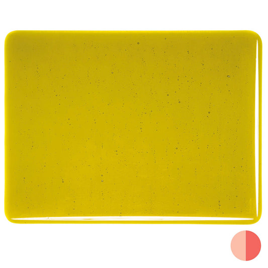 Bullseye COE90 Fusing Glass 001126 Chartreuse Handy Sheet