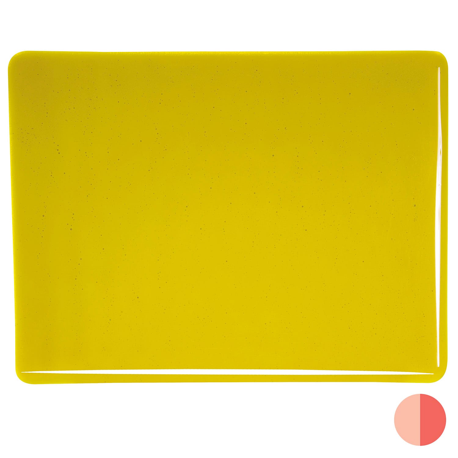 Bullseye COE90 Fusing Glass 001126 Chartreuse Handy Sheet
