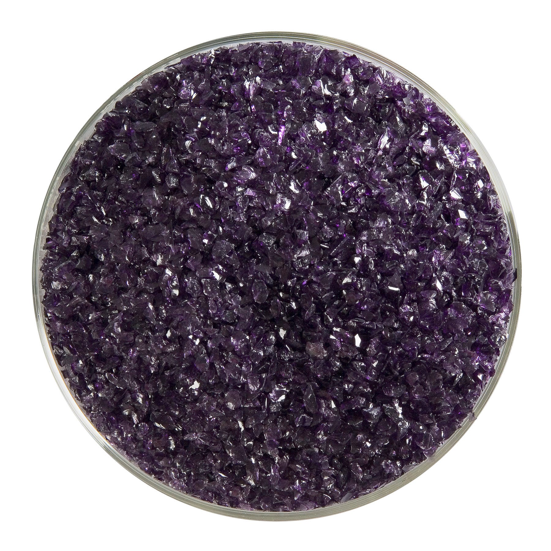 Bullseye COE90 Fusing Glass 001128 Deep Royal Purple Frit