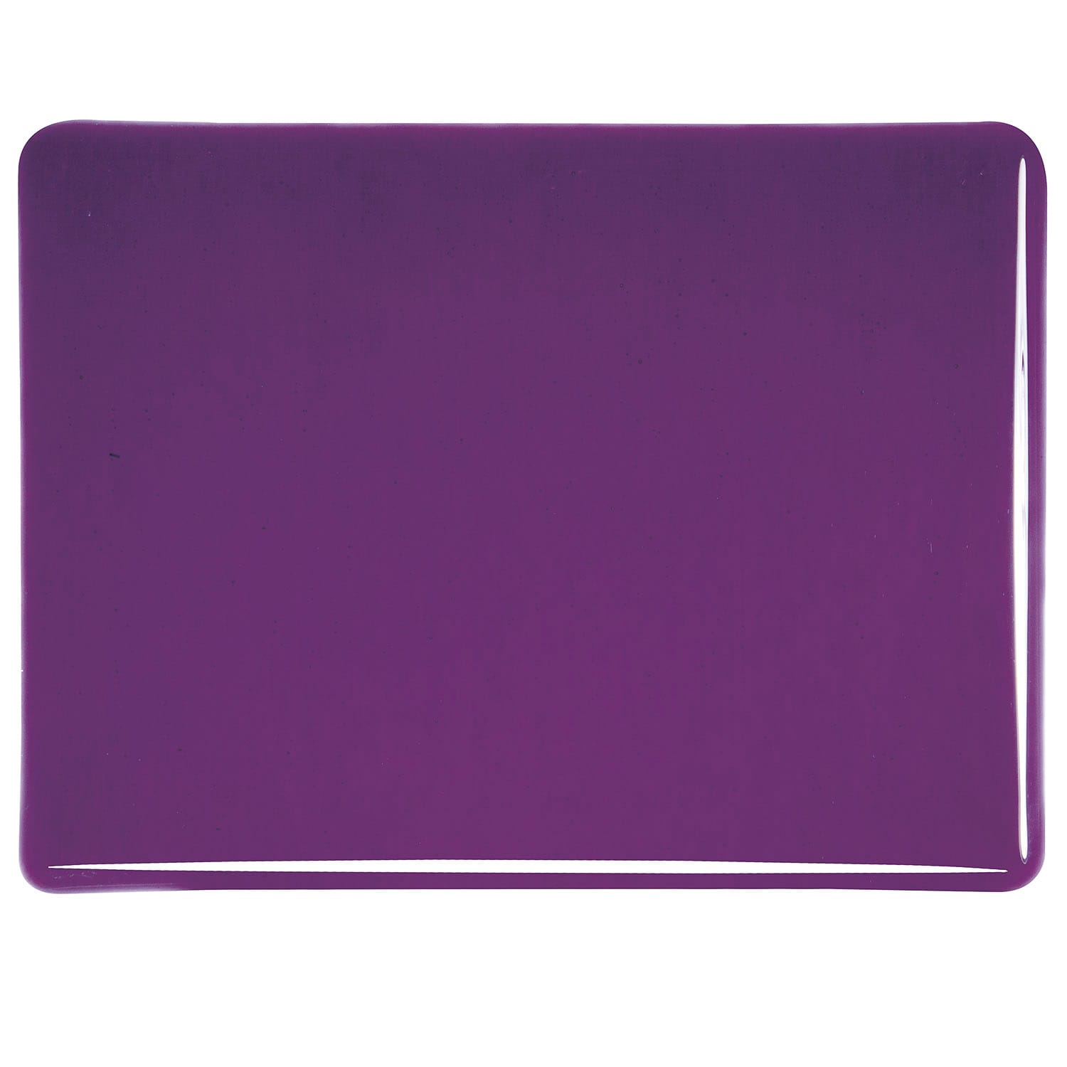 Bullseye COE90 Fusing Glass 001128 Deep Royal Purple Half Sheet