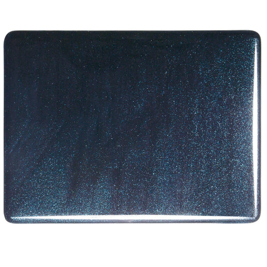 Bullseye COE90 Fusing Glass 001140 Aventurine Blue Half Sheet