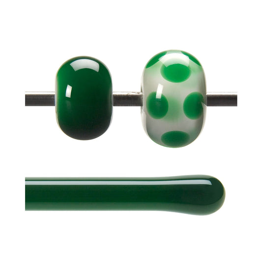 Bullseye COE90 Fusing Glass 001145 Kelly Green Rod