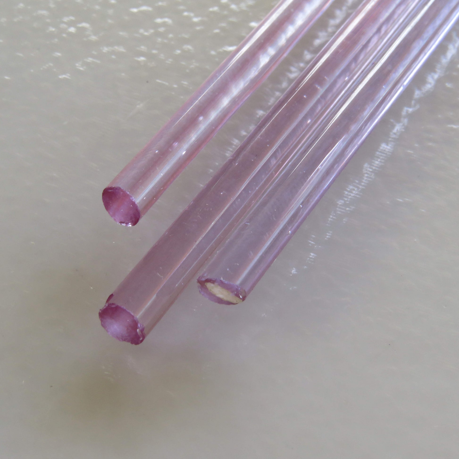 Bullseye COE90 Fusing Glass 001215 Light Pink Rod