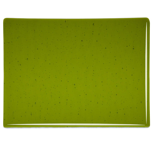 Bullseye COE90 Fusing Glass 001226 Lily Pad Green Handy Sheet