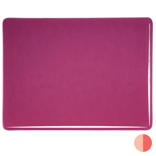 Bullseye COE90 Fusing Glass 001332 Fuchsia Handy Sheet