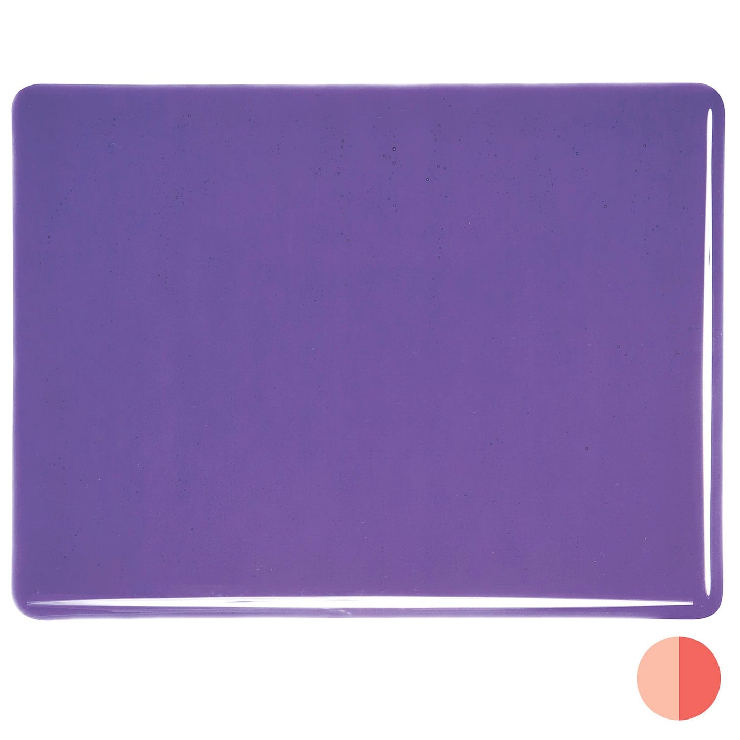 Bullseye COE90 Fusing Glass 001334 Gold Purple Half Sheet