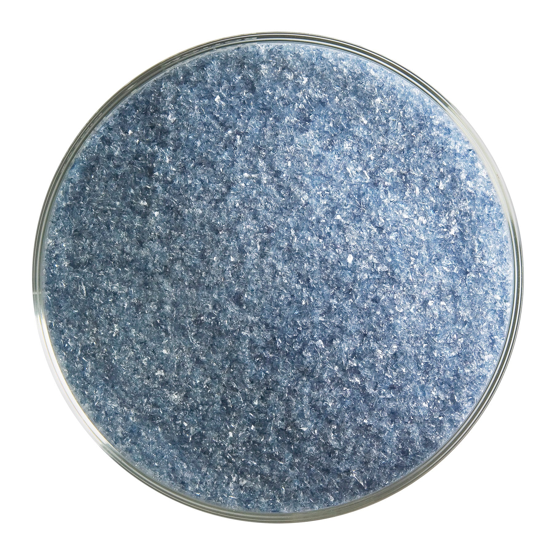 Bullseye COE90 Fusing Glass 001406 Steel Blue Frit