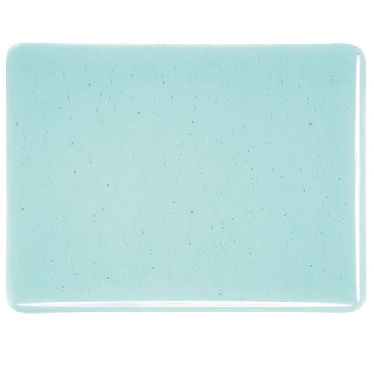 Bullseye COE90 Fusing Glass 001408 Light Aquamarine Blue Handy Sheet