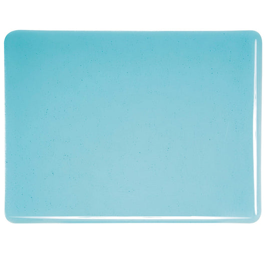 Bullseye COE90 Fusing Glass 001416 Light Turquoise Blue Full Sheet