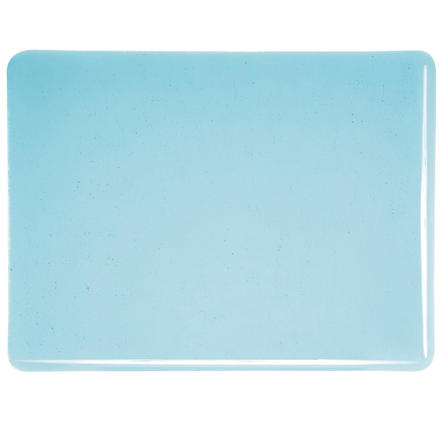 Bullseye COE90 Fusing Glass 001416 Light Turquoise Blue Handy Sheet