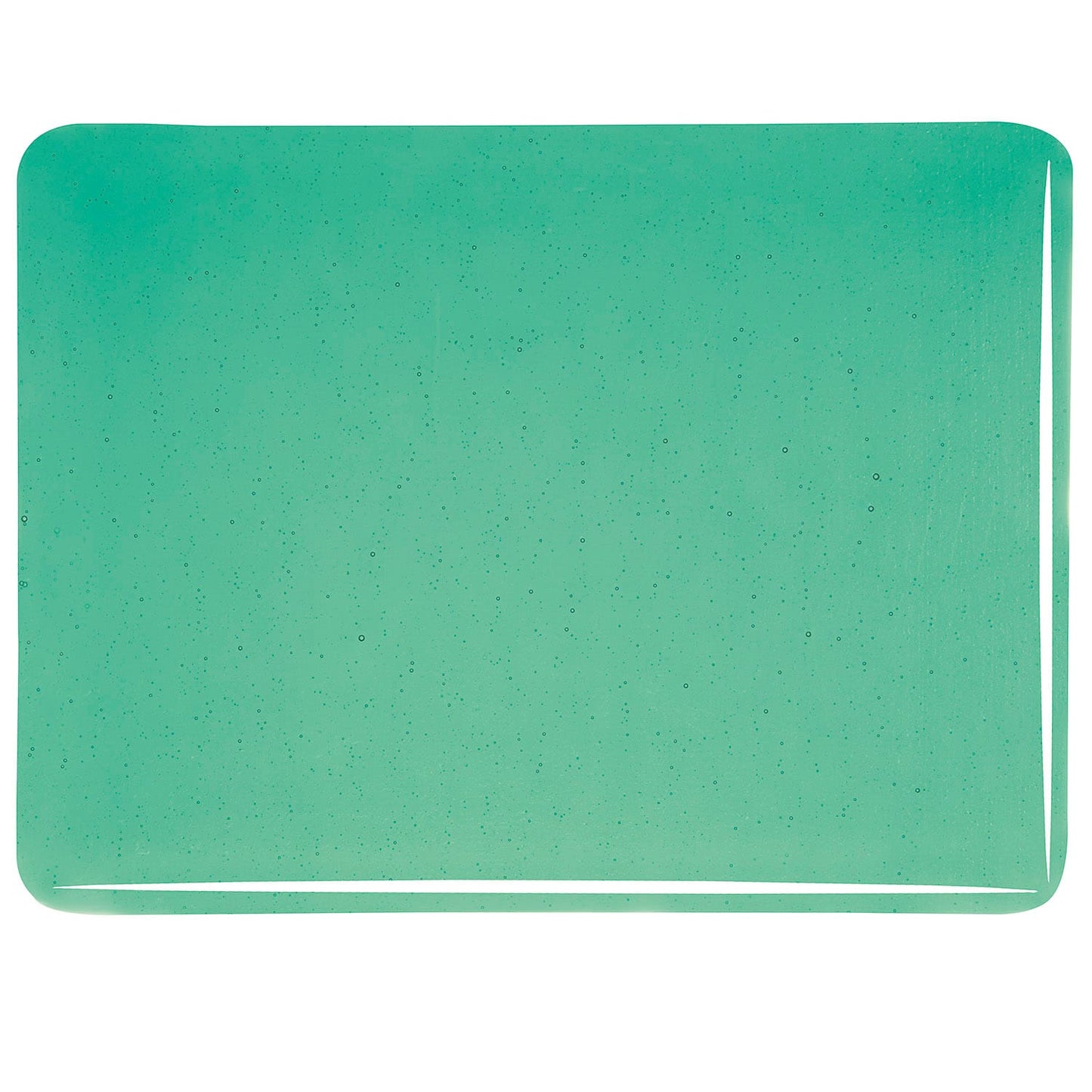 Bullseye COE90 Fusing Glass 001417 Emerald Green Handy Sheet