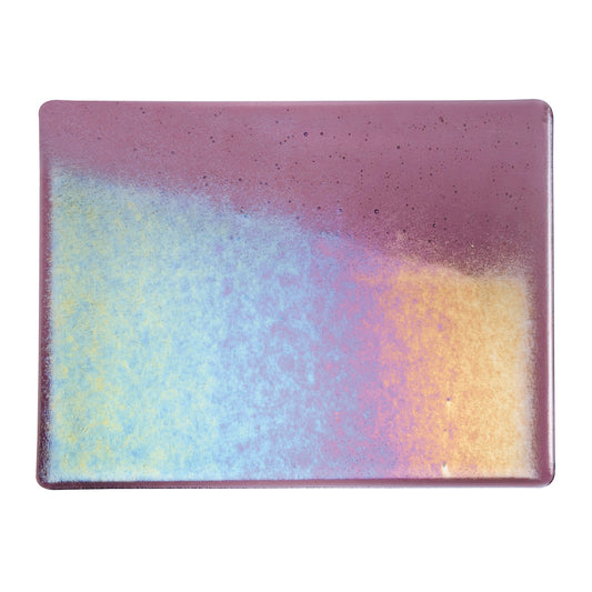 Bullseye COE90 Fusing Glass 001428 Light Violet, Iridescent, Rainbow Handy Sheet