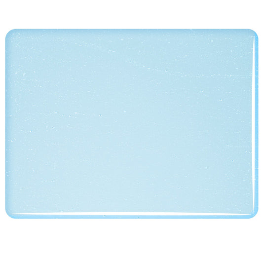 Bullseye COE90 Fusing Glass 001816 Turquoise Blue Tint Handy Sheet