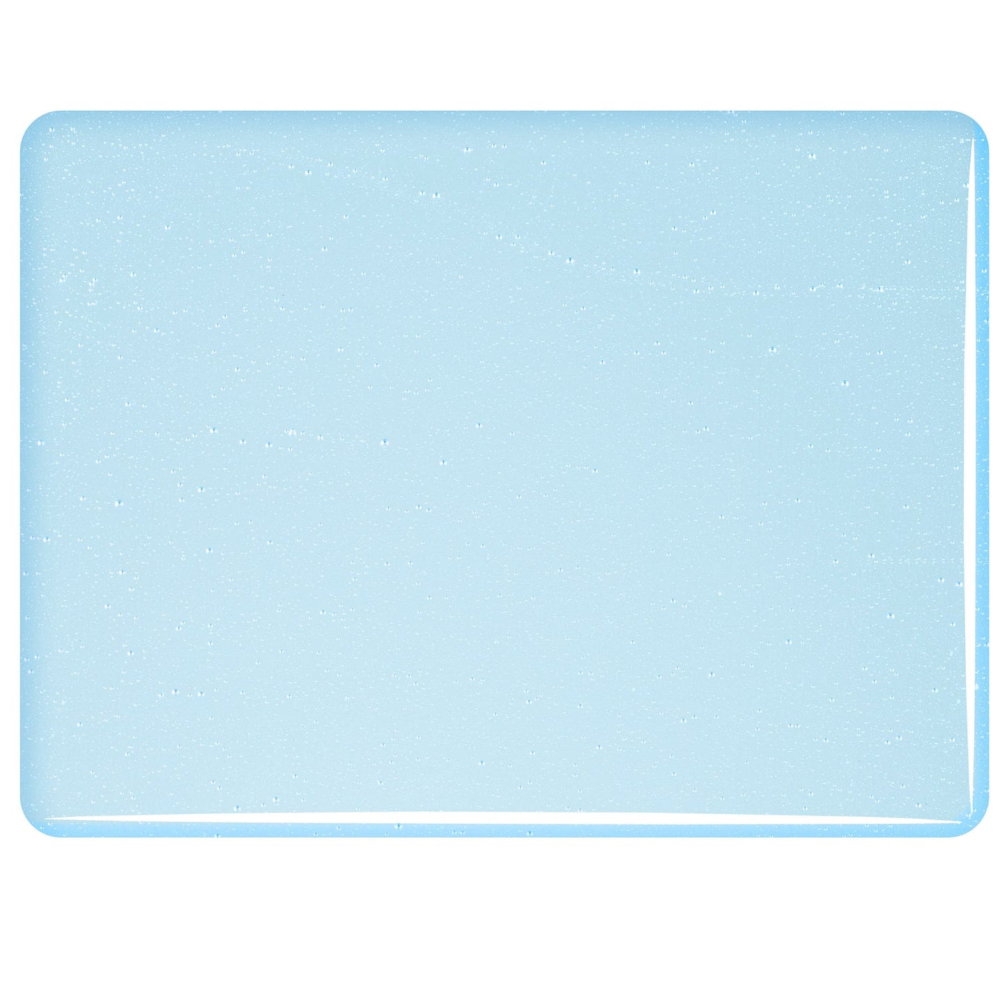 Bullseye COE90 Fusing Glass 001816 Turquoise Blue Tint Half Sheet