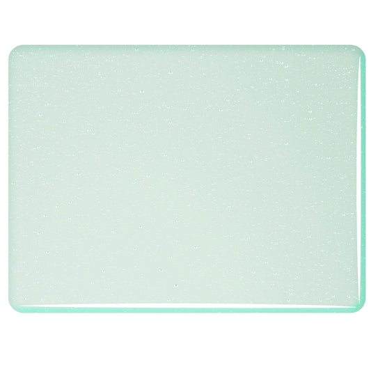 Bullseye COE90 Fusing Glass 001845 Ming Green Tint Half Sheet